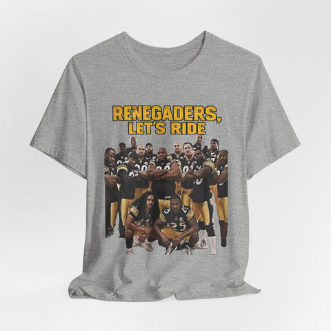 Renegaders Let's Ride Football Team T-Shirt — Vintage Team Photo Tee