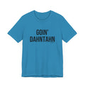 Pittsburgh Goin' Dahntahn Short Sleeve T-Shirt T-Shirt Printify Aqua S