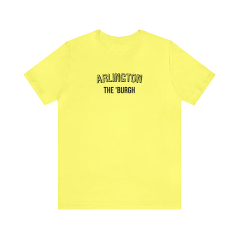 Arlington - The Burgh Neighborhood Series - Unisex Jersey Short Sleeve Tee T-Shirt Printify Yellow S 