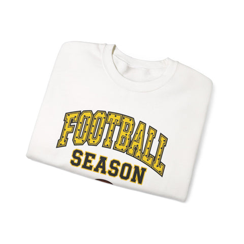 Football Season Crewneck Sweatshirt | Retro Polka Dot Accent