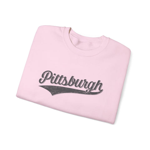 Pittsburgh Varsity Retro Heavy Blend Crewneck Sweatshirt
