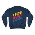 Coal Iron Scrap Champion Sweatshirt Sweatshirt Printify Navy S 