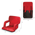 Ohio State Buckeyes - Ventura Portable Reclining Stadium Seat  Picnic Time Family of Brands   