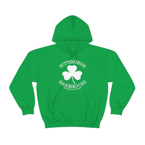 Pittsburgh Shamrocks Hoodie  Vintage Ice Hockey Irish Green S 