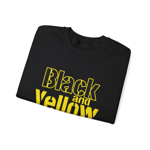 Pittsburgh Black and Yellow - Heavy Blend™ Crewneck Sweatshirt