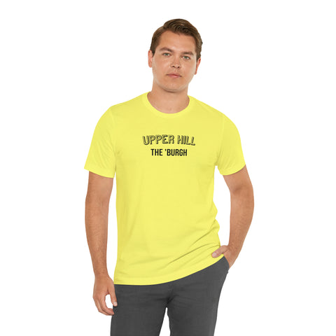 Upper Hill - The Burgh Neighborhood Series - Unisex Jersey Short Sleeve Tee T-Shirt Printify   