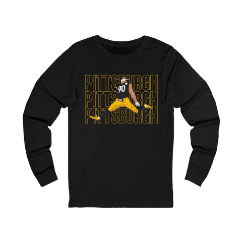 Pittsburgh Victory Jump - Unisex Long Sleeve Tee