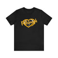 I love Pittsburgh Steeler Football - Women'sJersey Short Sleeve Tee T-Shirt Printify Black S 