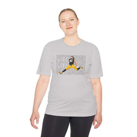 Pittsburgh Victory Jump - Sport-Tek Unisex Moisture Wicking Tee
