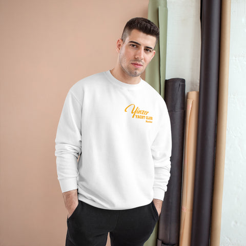 Yinzer Yacht Club - PRINT ON  BACK - Champion Sweatshirt Sweatshirt Printify   