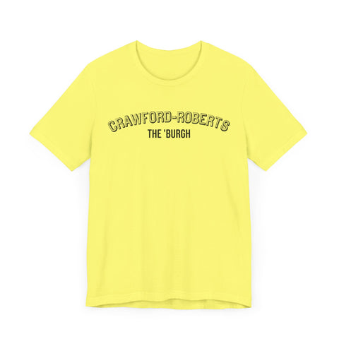 Crawford-Roberts  - The Burgh Neighborhood Series - Unisex Jersey Short Sleeve Tee T-Shirt Printify   