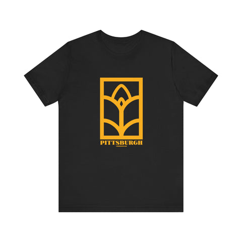 Pittsburgh Bridge Iron Motif  - Short Sleeve Shirt