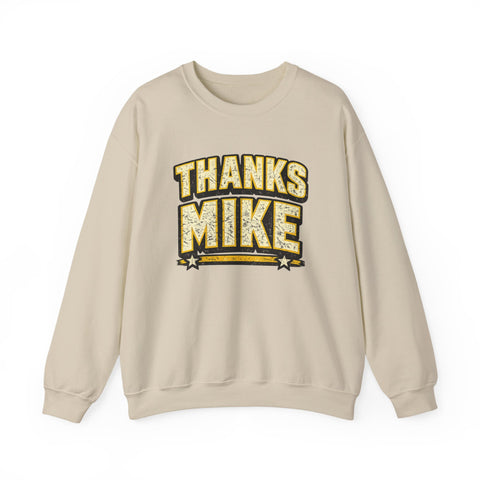 Thanks Mike Tomlin Message on a Heavy Blend™ Crewneck Sweatshirt