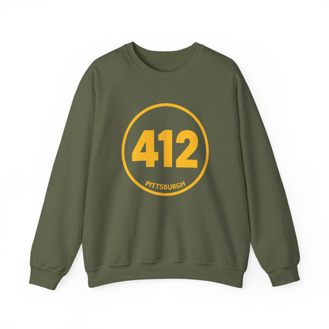412 Stamp - Heavy Blend™ Crewneck Sweatshirt