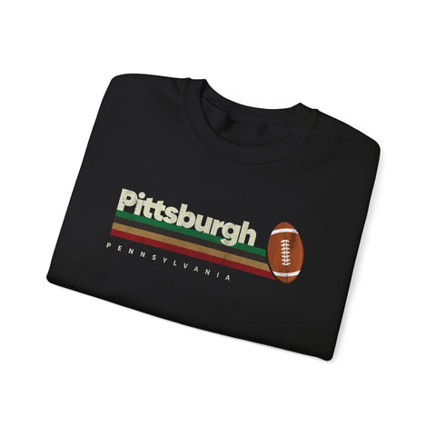 Pittsburgh Vintage Football - Heavy Blend™ Crewneck Sweatshirt