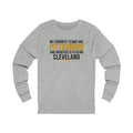 My Favorite Teams are Pittsburgh and Whoever is Playing Cleveland  - Long Sleeve Tee Long-sleeve Printify XS Athletic Heather 
