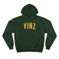 Yinz - Champion Hoodie Hoodie Printify Dark Green S 