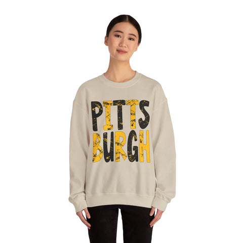 Painted Pittsburgh - Heavy Blend™ Crewneck Sweatshirt