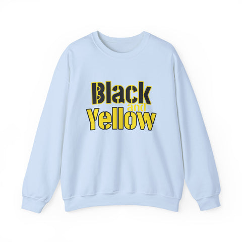 Pittsburgh Black and Yellow - Heavy Blend™ Crewneck Sweatshirt
