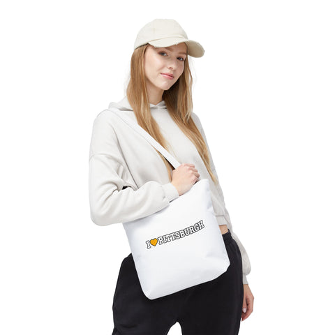 Pittsburgh Love Tote Bag — I  Pittsburgh Canvas Tote