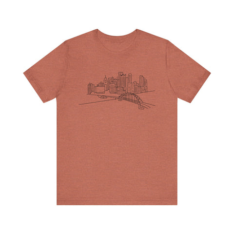 Pittsburgh Skyline Short Sleeve T-Shirt
