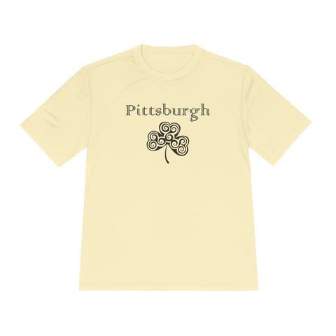 Pittsburgh Irish Clover - Sport-Tek Unisex Moisture Wicking Tee