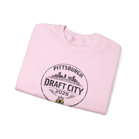 Pittsburgh Crewneck Sweatshirt – City Skyline NFL Draft 2026 Apparel | Soft Cotton Blend