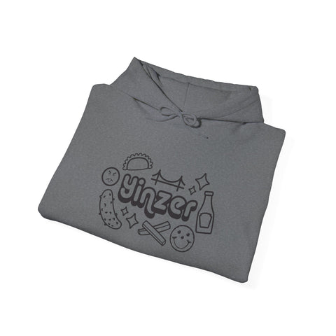Yinzer Icon Doodles Unisex Heavy Blend™ Hooded Sweatshirt