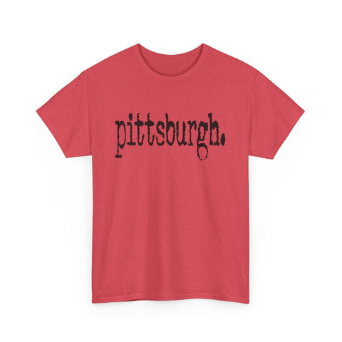 Pittsburgh Typewriter Unisex Heavy Cotton Tee