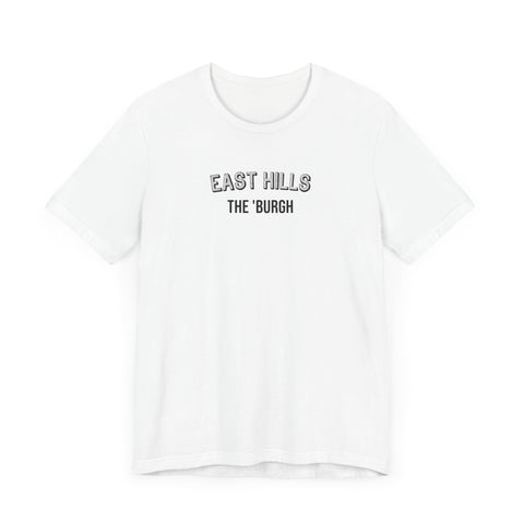 East Hills  - The Burgh Neighborhood Series - Unisex Jersey Short Sleeve Tee T-Shirt Printify   