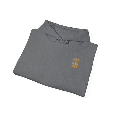 Steel City Paris - Unisex Heavy Blend™ Hooded Sweatshirt (Design on Back)