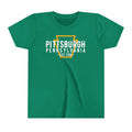 Pittsburgh PA Keystone - Youth Short Sleeve Tee Kids clothes Printify Kelly S