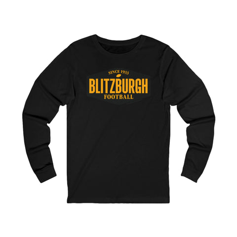 Blitzburgh Crest - Long Sleeve Tee Long-sleeve Printify S Black