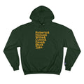 Famous Pittsburgh Pirates Ampersand - Champion Hoodie Hoodie Printify Dark Green S 