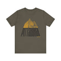 Steel Building Pittsburgh T-Shirt - Unisex bella+canvas 3001 Short Sleeve Tee T-Shirt Printify Army S 