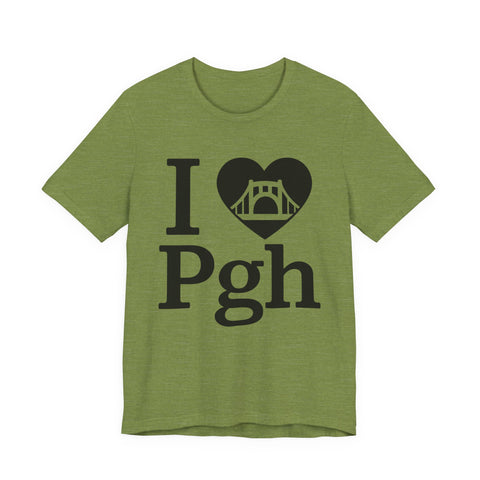 I Love PGH - Unisex Jersey Short Sleeve Tee