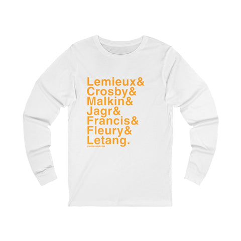 Famous Pittsburgh Penguins Ampersand - Long Sleeve T-Shirt