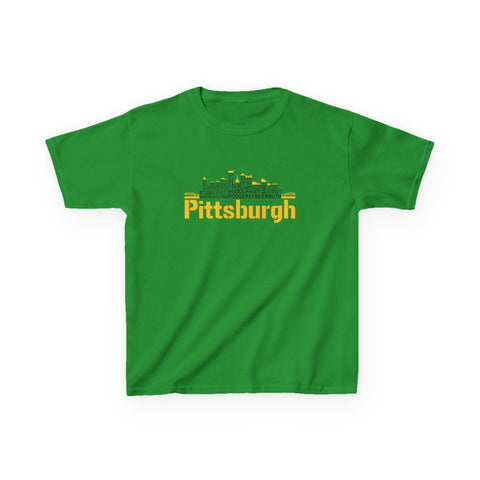 Pittsburgh Football Team Names - Kids Graphic T-Shirt