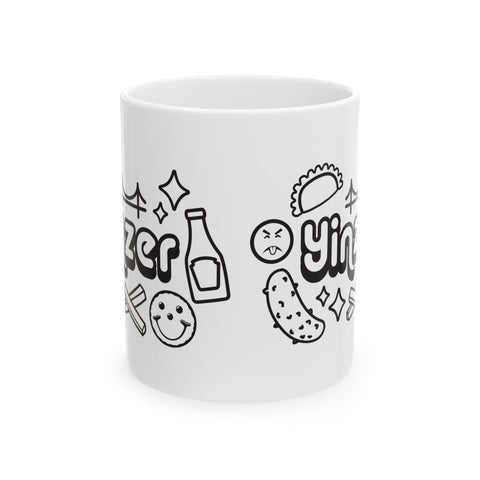 Yinzer Icon Doodles -  Coffee Mugs (11oz, 15oz)