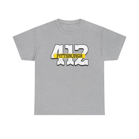 412 Pittsburgh - Unisex Heavy Cotton Tee