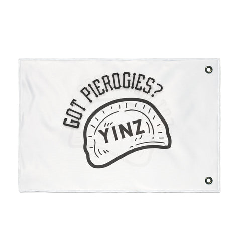 Yinz Got Pierogis? - Double Sided Flag