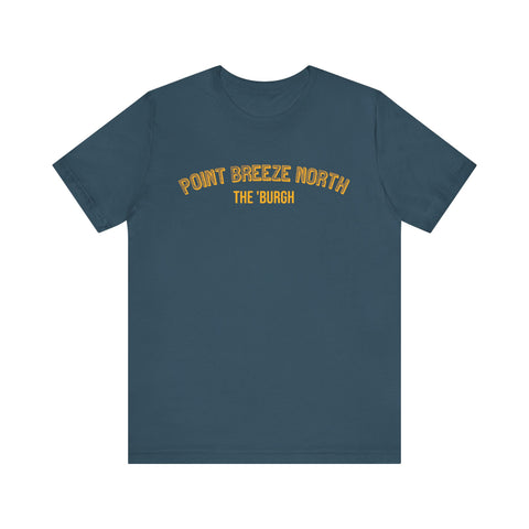 Point Breeze North - The Burgh Neighborhood Series - Unisex Jersey Short Sleeve Tee T-Shirt Printify Deep Teal XS 