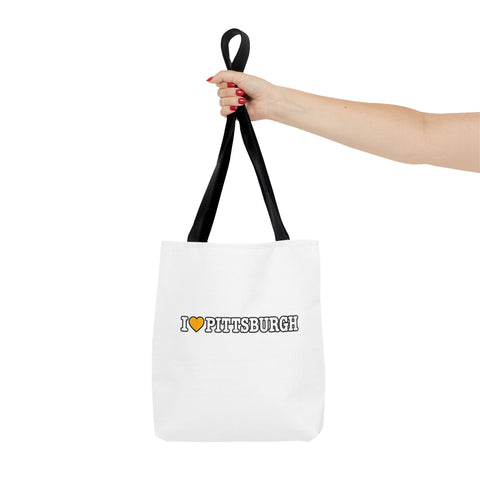 Pittsburgh Love Tote Bag — I  Pittsburgh Canvas Tote