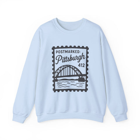 Vintage Pittsburgh Stamp - Heavy Blend™ Crewneck Sweatshirt