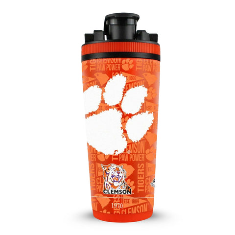 Clemson Tigers Ice Shaker - NCAA Licensed Stainless Steel 4D Print Cup