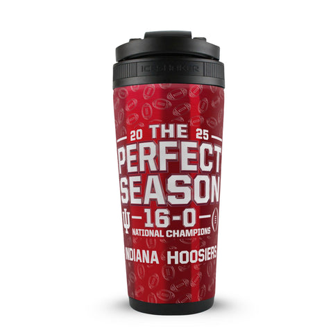 Ice Shaker 26oz NCAA Indiana Hoosiers 16-0 Perfect Season | 4D Print Cup