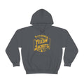 Pittsburgh Yellow Jackets Text Hoodie  Vintage Ice Hockey Charcoal S 