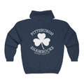 Pittsburgh Shamrocks Hoodie (Zip)  Vintage Ice Hockey   