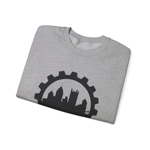 Steel City Gear Skyline - Heavy Blend™ Crewneck Sweatshirt