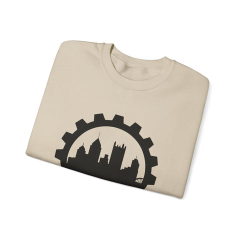 Steel City Gear Skyline - Heavy Blend™ Crewneck Sweatshirt